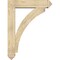 Ekena Millwork Thorton Arts and Crafts Rough Sawn Bracket w/ Offset Brace, Douglas Fir, 8"W x 36"D x 48"H BKT0806X36X48THR03RDF - alternate 2
